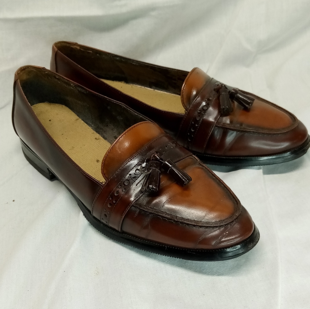 Caressa Vintage Loafers Shoes, 10 inches long